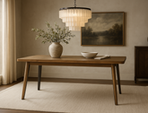 Roxanne Solid Wood Dining Table (160cm)